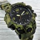 Мужские тактические часы Skmei 1155B Military Green с подсветкой и защитой 5 ATM