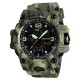Мужские тактические часы Skmei 1155B Military Green с подсветкой и защитой 5 ATM
