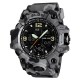 Мужские спортивные часы Skmei 1155B Military Gray с комбинированным циферблатом и водозащитой 5 ATM