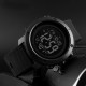 Мужские тактические часы Skmei 1426BKBK All Black с электронным циферблатом и подсветкой