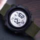 Чоловічий тактичний годинник Skmei 1426AGWT Army Green-White з електронним циферблатом та підсвічуванням