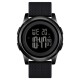 Чоловічий електронний годинник Skmei 1502 All Black у чорному кольорі зі спортивними функціями