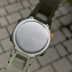 Чоловічий тактичний годинник Skmei 1560 Green-Orange з водонепроникністю 10 ATM та будильником