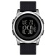 Мужские спортивные часы Skmei 1502SI Black-Silver с электронным циферблатом и хронографом