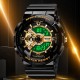 Чоловічий спортивний годинник Skmei 1688 Black-Gold з комбінованим циферблатом та підсвічуванням