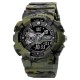 Чоловічий тактичний годинник Skmei 1688 Green-Black Military з комбінованим циферблатом та підсвічуванням