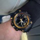 Мужские спортивные часы Skmei 1155 Black-Gold с комбинированным циферблатом и подсветкой