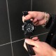 Мужские спортивные часы Skmei 1283 All Black с комбинированным циферблатом и защитой 5 ATM