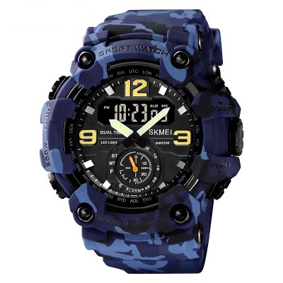 Skmei 1637 Blue-Military STOPPED