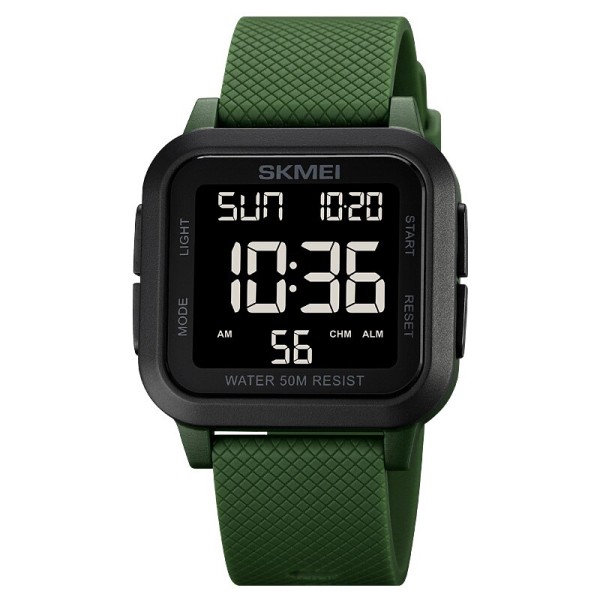 Годинник Skmei 1894 All Black-Military Wristband чоловічий тактичний з електронним циферблатом