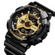 Мужские часы Skmei 1834 Black-Gold — спортивная модель со стрелочно-электронным циферблатом и подсветкой