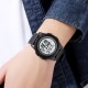 Мужские тактические часы Skmei 1895 Black с электронным циферблатом и водонепроницаемостью 5 ATM