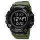 Мужские тактические часы Skmei 1968 Military-Black с электронным циферблатом и подсветкой