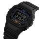 Мужские тактические часы Skmei 1628 All Black с водонепроницаемостью 5 ATM и электронным дисплеем