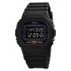 Мужские тактические часы Skmei 1628 All Black с водонепроницаемостью 5 ATM и электронным дисплеем