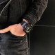 Чоловічий тактичний годинник Skmei 1637BK Black з комбінованим циферблатом та підсвічуванням