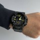 Чоловічий тактичний годинник Skmei 1520BK All Black з комбінованим циферблатом та підсвічуванням
