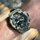 Мужские тактические часы Skmei 1520CMGN Green Camo с комбинированным циферблатом и подсветкой