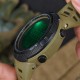 Чоловічий тактичний годинник Skmei 1251AG Military Зелений з електронним циферблатом та підсвіткою