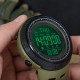 Чоловічий тактичний годинник Skmei 1251AG Military Зелений з електронним циферблатом та підсвіткою