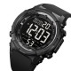 Чоловічий тактичний годинник Skmei 1845BK All Black з електронним циферблатом та водозахистом 5 ATM