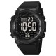 Чоловічий тактичний годинник Skmei 1845BK All Black з електронним циферблатом та водозахистом 5 ATM