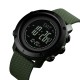Мужские тактические часы Skmei 1427AG Army Green с компасом и шагомером