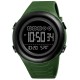 Чоловічий тактичний годинник Skmei 1674AGBK Army Green-black з водозахистом 5 ATM та підсвіткою