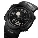 Чоловічий спортивний годинник Skmei 1820BK Black з електронним циферблатом та підсвічуванням