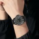 Чоловічий тактичний годинник Skmei 9281BK Black з нейлоновим ремінцем та мінеральним склом
