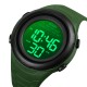 Чоловічий тактичний годинник Skmei 1675AG Army Green з підсвіткою та захистом 5 ATM