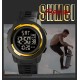 Мужские спортивные часы Skmei 1731GDWT Gold-White с электронным циферблатом и подсветкой