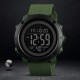 Чоловічий тактичний годинник Skmei 1434AGBK Army Green-Black з електронним циферблатом та водонепроникністю 5 ATM