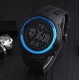 Мужские спортивные часы Skmei 1251BU Black-Blue с водонепроницаемостью 5 ATM