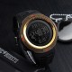 Мужские спортивные часы Skmei 1251GD Gold с электронным циферблатом и подсветкой
