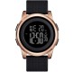 Чоловічий електронний годинник Skmei 1502RG Rose Gold з підсвічуванням та календарем