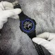 Чоловічий спортивний годинник Skmei 1617BU blue з подвійним циферблатом та водозахистом 5 ATM
