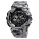Чоловічий тактичний годинник Skmei 1689CMGY camo gray з комбінованим циферблатом та захистом 5 ATM