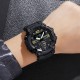 Мужские тактические часы Skmei 1965BK black с комбинированным циферблатом и подсветкой