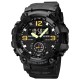 Мужские тактические часы Skmei 1965BK black с комбинированным циферблатом и подсветкой
