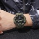 Чоловічий тактичний годинник Skmei 1965CMGN Camo Green з комбінованим циферблатом та водозахистом 5 ATM
