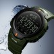 Мужские умные часы Skmei 1301AG Army Green Smart Watch с Bluetooth и шагомером
