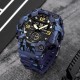 Чоловічий спортивний годинник Skmei 1965CMBU Camo Blue з подвійною індикацією часу та підсвічуванням