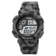 Чоловічий годинник Skmei 1718CMGY Camo Gray тактичний спортивний з електронним циферблатом