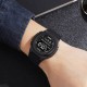 Чоловічий спортивний годинник Skmei 1821BKBK All Black з підсвіткою та таймером