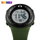 Мужские тактические часы Skmei 1420AG Army Green с защитой 5 ATM и будильником