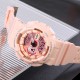 Жіночий спортивний годинник Skmei 1834PK Pink з рожевим ремінцем та підсвічуванням