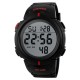 Мужские спортивные часы Skmei 1068RD Black-Red с электронным циферблатом и подсветкой
