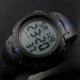 Мужские спортивные часы Skmei 1068BU Black-Blue с подсветкой и защитой 5 ATM