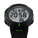 Мужские тактические часы Skmei 1068GN Black-Green с электронным циферблатом и подсветкой